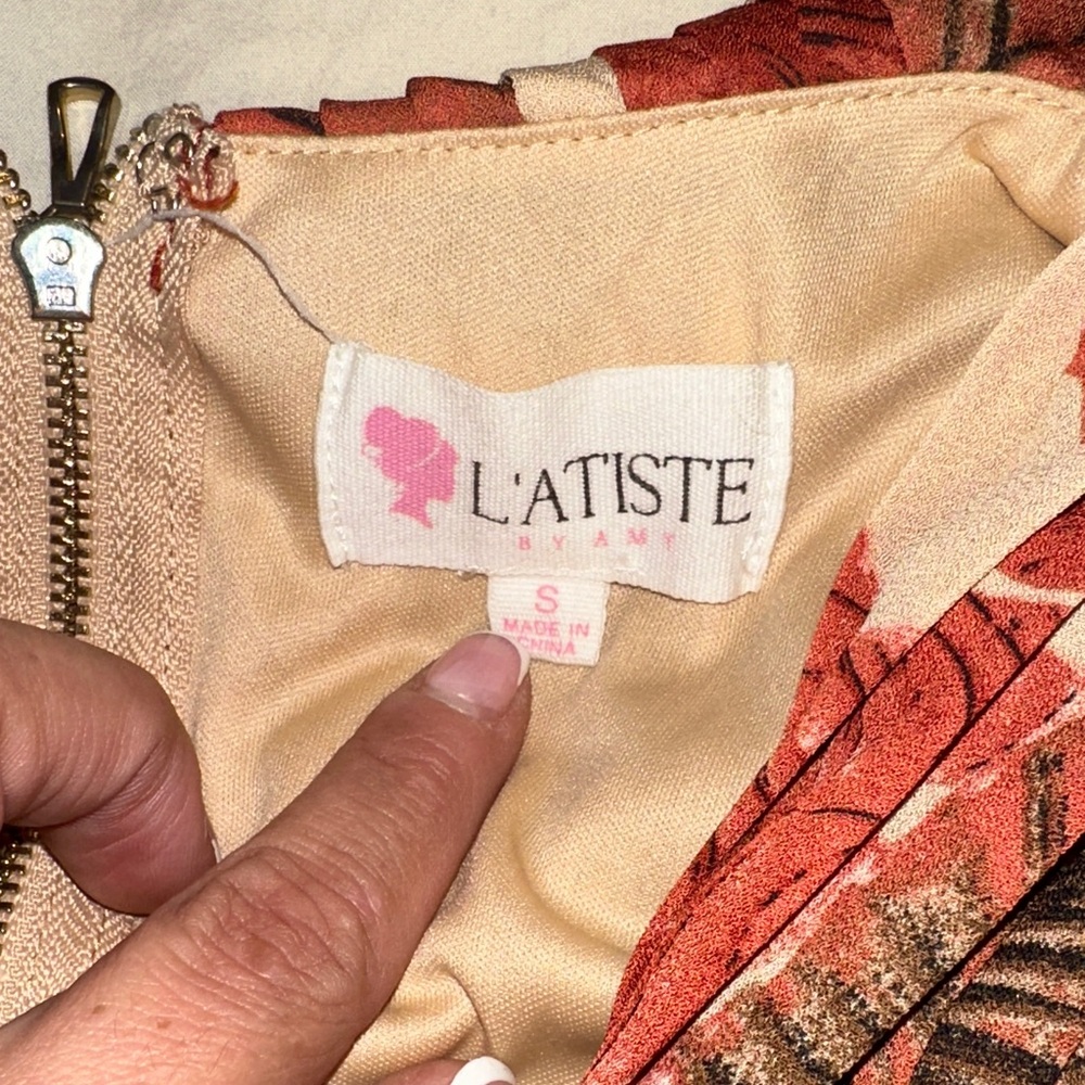 Leaf Patterned Jumpsuit - image 2